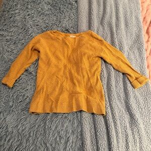 Fat Face Yellow Shirt